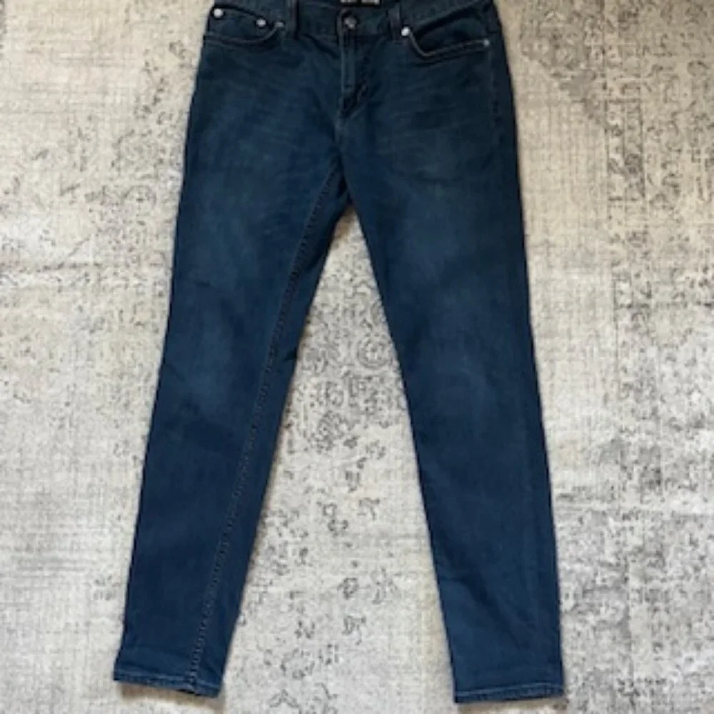 🧡3/15 BLK DNM Jeans 25 Beadle Black Blue Jeans Men's 33x32